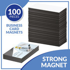 Business Card Magnets Pack Of 100     Customize With Peel And Stick Adhesive Magne