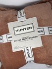 2x Hunter Home Luxury Cotton Velvet Plush Pillows 20x20 Desert Rose Set New