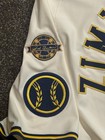 Bruce Zimmermann Game Worn 2025 Milwaukee Brewers Nike Jersey 48t Mlb