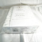 Burt s Bees Baby Fitted Crib Sheet Organic Cotton Jersey Beesnug 360 White New