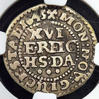 Silver 1645 Denmark Gluckstadt 1 16 Speciedaler   Ngc Vf25 - Bust Type Ii