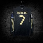 Nwt Ronaldo  7 Real Madrid 2011-2012 Ucl Long Sleeve Rare Soccer Jersey Men