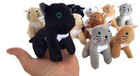 Plush Cats  Cute Plush Kittens - 12pc Party Pack