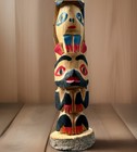 Vintage Northwest Coast 6    Totem Pole Signed Vancouver Island 1957