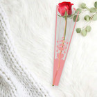 100 Pieces Flower Sleeves For Bouquets  Clear Single Rose Packaging Bag Florist