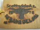 Parada Del Sol 1975 Scottsdale Arizona Cowboy Rodeo Rare Jc s Booster Wood Badge