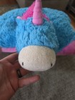 Pillow Pets Unicorn Stuffed Animal Pillow Medium Blue Pink Washable Plush