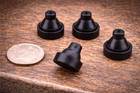 5 16  Hole Silicone Rubber Feet 1 2  Od X 3 16  H Push-in Panel Hi-temp Bumpers