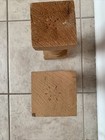 Vintage Wooden Italian Tuscany Millwork Mcm Table Legs 9   x 3 5    Pair