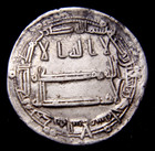 Very Bold Islamic   abbasid Caliphate  Temp  Al-rashid 191ah Dirham Silver Coin