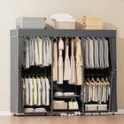 Heavy Duty Garment Rack Large Clothes Rack Freestanding Closet Clothing Shelves