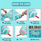 Inflatable Pool Float Hammock Portable Swimming Pool Lounger Water Hammock 2pcs