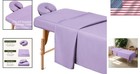 3-piece Professional Massage Table Sheets Set - Soft Microfiber  Lavender