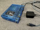 Iomega Zip Z100usb 100mb External Usb Zip Drive Blue Disk Power   Cables