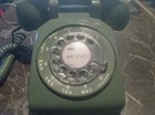 Rare Vintage Green Western Electric 500 Rotary Phone Bell System Desk Telephone