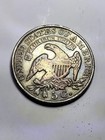 1833 Capped Bust Half Dime Toned With Error Incomplete  c  Rev Incomplete  8 Obv