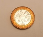 Caesars Palace  999 Silver  10 Casino Token 1996 - Horses - Las Vegas Nice