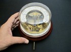 Vtg  the Braun Corporation Co   Aneroid Barometer Wood Base Antique rare Tool