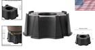 Compact And Durable 55-gallon Rain Barrel Stand     Black  Eco-conscious Design
