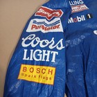 Vintage Ty Breakers Coors Light Paper Thin Windbreaker Jacket Snap On Ford Etc