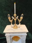 Handcrafted Ooak Elegant Dollhouse Miniature Crystal Candelabra 1 12 Scale