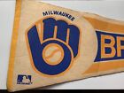 Milwaukee Brewers Mlb Baseball Pennant 30    Full Size Vintage 1978 Flag