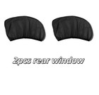 4pcs Car Window Screen Mesh Cover Privacy Mosquito Bugs Net Sun Uv Protection Us