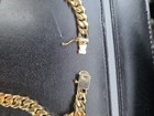 3 Gold Necklaces All Stamped 14k