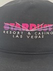 Vintage Stardust Resort Casino Black Las Vegas Baseball Cap hat Strapback