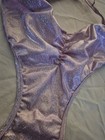 Nwt Midnight Ballerina Purple Glitter Romper Teddy   One Size   Dance Wear