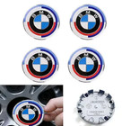 Genuine 4pcs 68mm Wheel Center Hub Caps Logo Badge Emblem Bmw Anniversary 50th