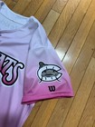Monte Harrison Signed Game Used Worn Jersey Mudcats Brewers Angels