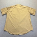 Vintage Boy Scouts Of America Shirt Mens 2xl Button Down Beige Short Sleeve