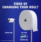 Charmin Ultra Soft Forever Roll Starter Kit 2 Rolls   Holder Stainless Stand