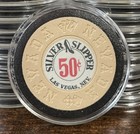 Silver Slipper Casino 50c 50 Cent Poker Chip Las Vegas 1970s Wow Nice 
