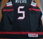 2019 Game Worn Nike Philippe Myers Team Canada Iihf Hockey Jersey Used Black 62