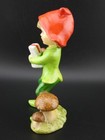 Vintage Christmas 6  Pixie Elf With Mushrooms And Presents No 5215