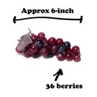 24-pack Lot Artificial Grape Bunch 6-inch Mix Burgundy Uvas Case Dozen 10 20