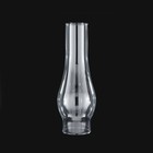Clear Glass Lamp Chimney  Replacement Hurricane Globe 2 5 8   Dia Base X 10   H