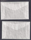 Glassine  2 Envelopes 2 5 16 X 3 5 8    58 5 X 92mm Pack Of 1000