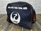 Vintage - Nsa Japan Air Lines Flight Bag Tote Luggage Carry-on - Made In Japan