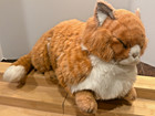 Applause Realistic Plush Cat 17  Avanti Orange Striped Tabby Kitty 1985 Vintage