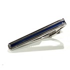 Blue Center  Tie Clip Men Birthday Wedding Fashion Daily Wear Tie Bar