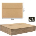 A7 Kraft Envelopes 5x7 Brown 50 Pack For Invitations Wedding Shower Gift