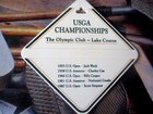 Vtg - Pga Tour Golf Bag Tag - 1998 U s  Open - The Olympic Club - Usga