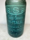 Vintage Santo Siragusa Shatter-cote Coated Protected Seltzer Syphon Bottle