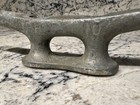 Vintage Ph Galvanized Iron Dock Cleat 10  Maritime Boating Part Horn Style