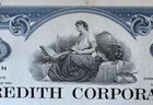 Meredith Corporation  blue stock Certificate