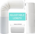 Portable Ac Window Kit With Exhaust Hose Adjustable Window Seals Vent Kit