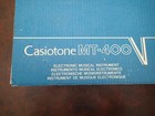 Vintage Casio Casiotone Mt-400v W manual power Cord speakers   More  One Owner